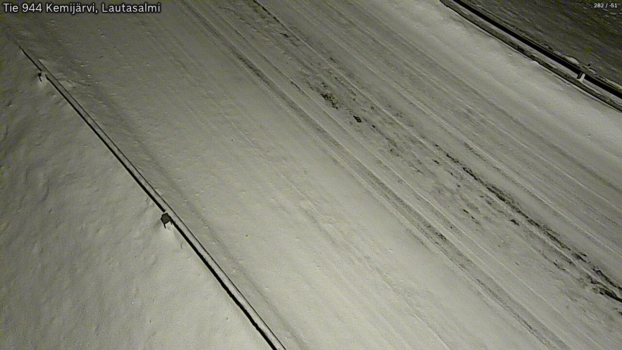 Weather Camera Image Road 944 Kemijärvi, Lautasalmi, Kemijärvi, Lappi