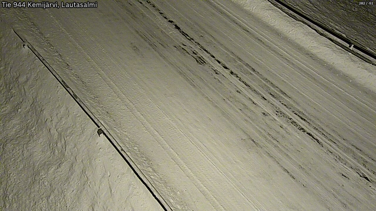 Weather Camera Image Road 944 Kemijärvi, Lautasalmi, Kemijärvi, Lappi