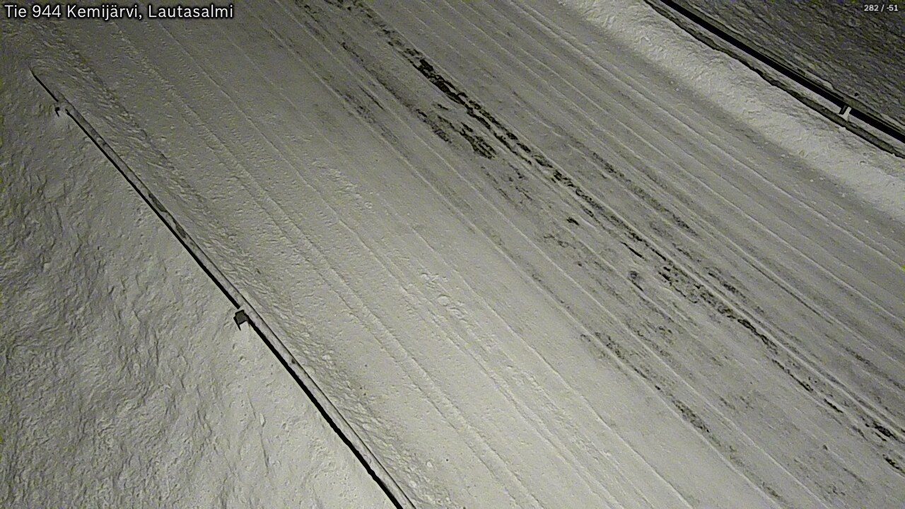 Weather Camera Image Road 944 Kemijärvi, Lautasalmi, Kemijärvi, Lappi