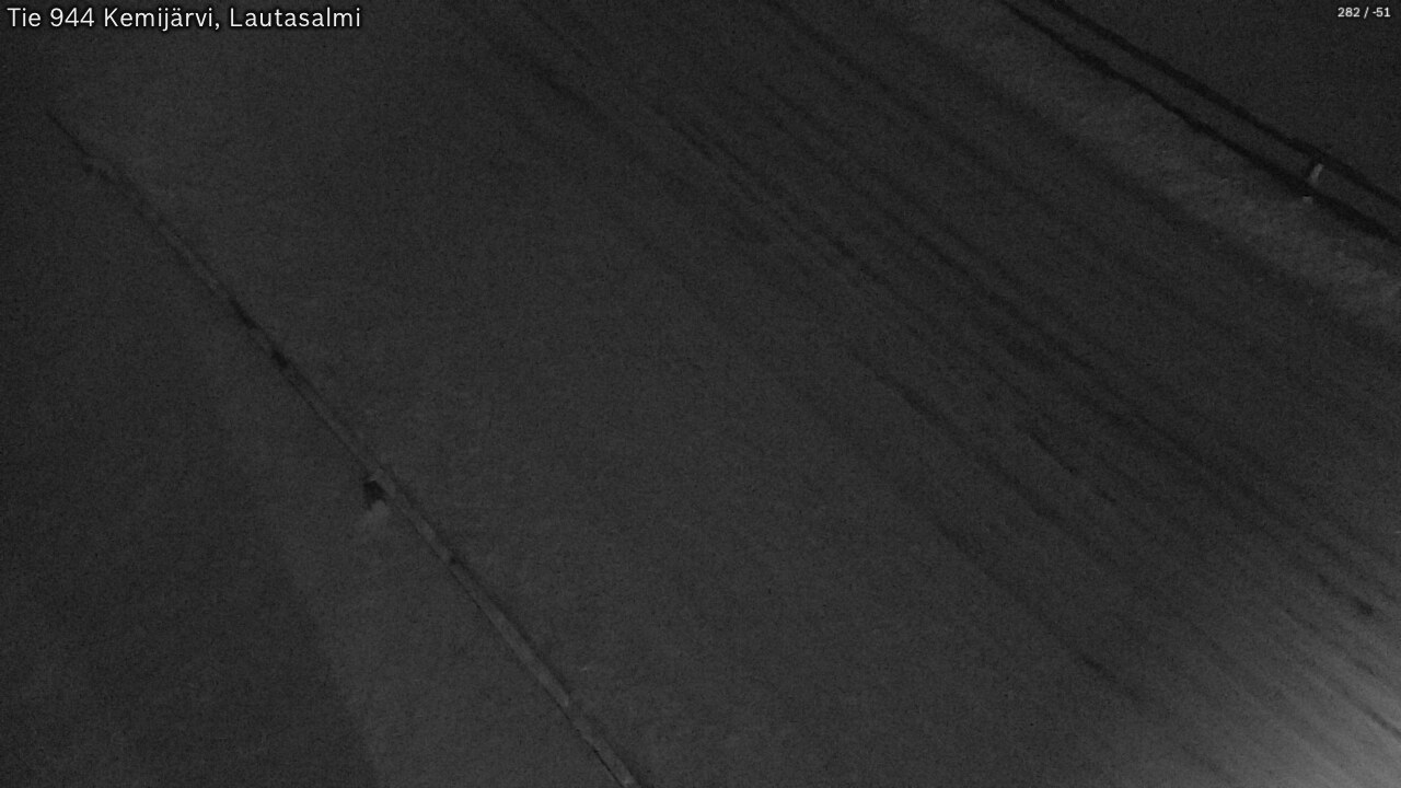 Weather Camera Image Road 944 Kemijärvi, Lautasalmi, Kemijärvi, Lappi