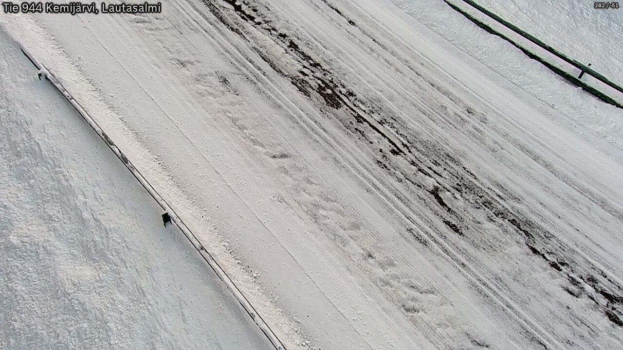 Weather Camera Image Road 944 Kemijärvi, Lautasalmi, Kemijärvi, Lappi