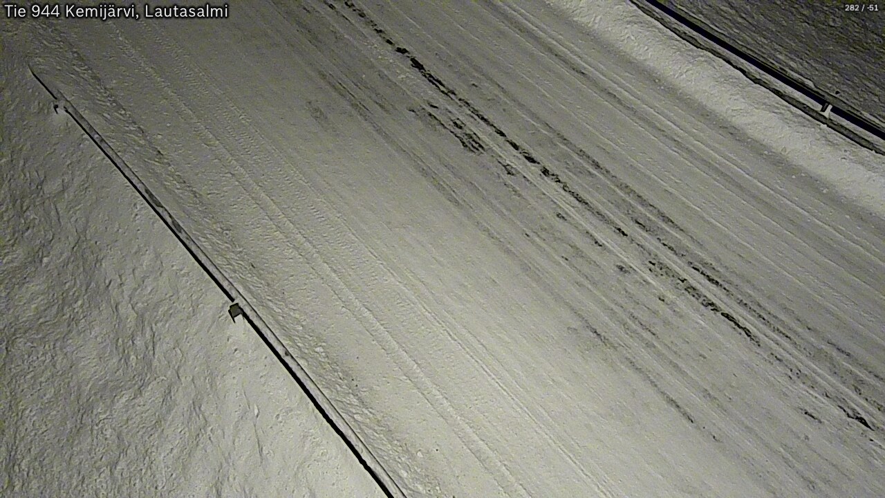 Weather Camera Image Road 944 Kemijärvi, Lautasalmi, Kemijärvi, Lappi