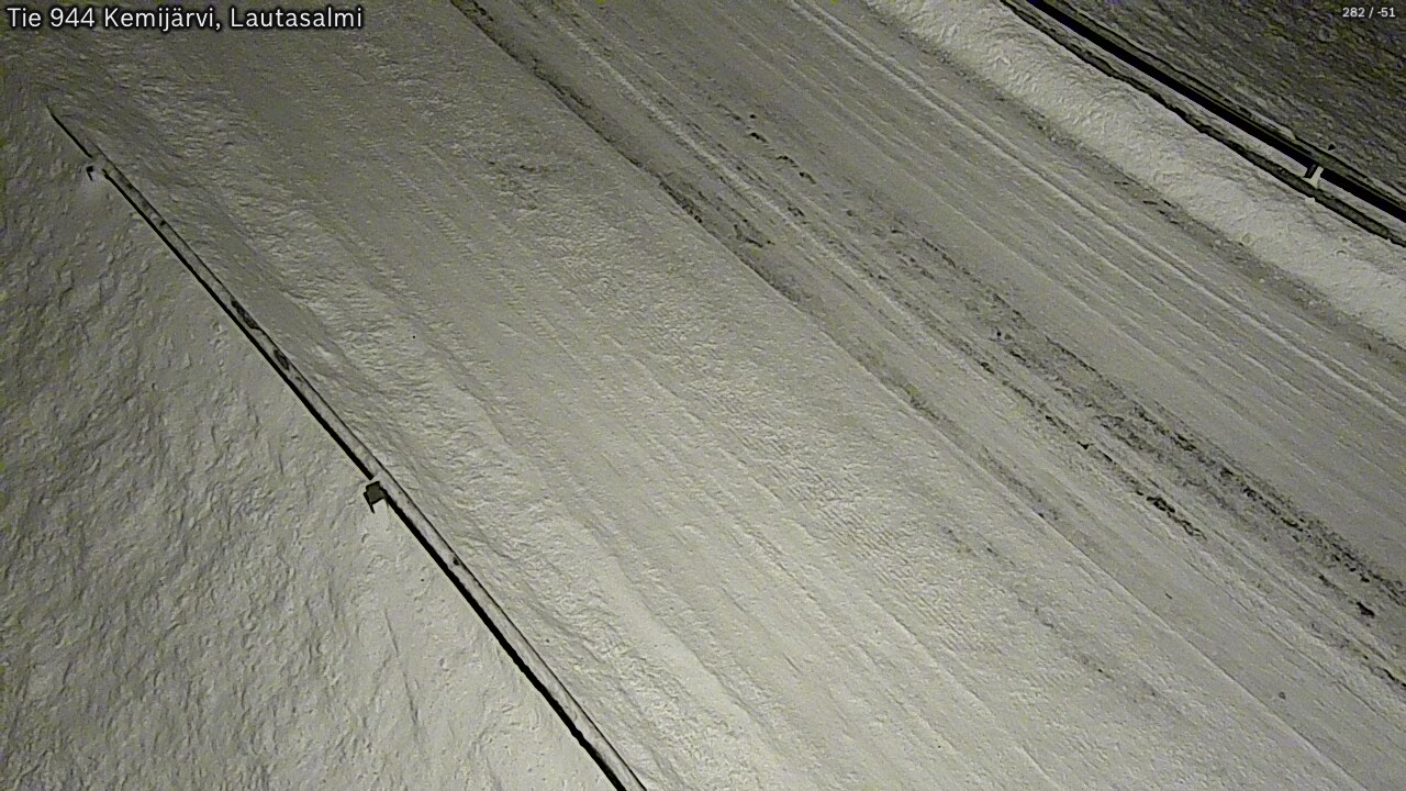 Weather Camera Image Road 944 Kemijärvi, Lautasalmi, Kemijärvi, Lappi