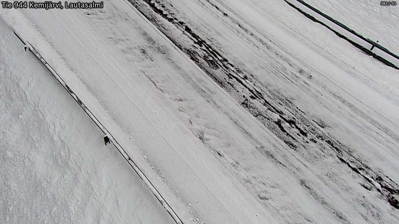 Weather Camera Image Road 944 Kemijärvi, Lautasalmi, Kemijärvi, Lappi