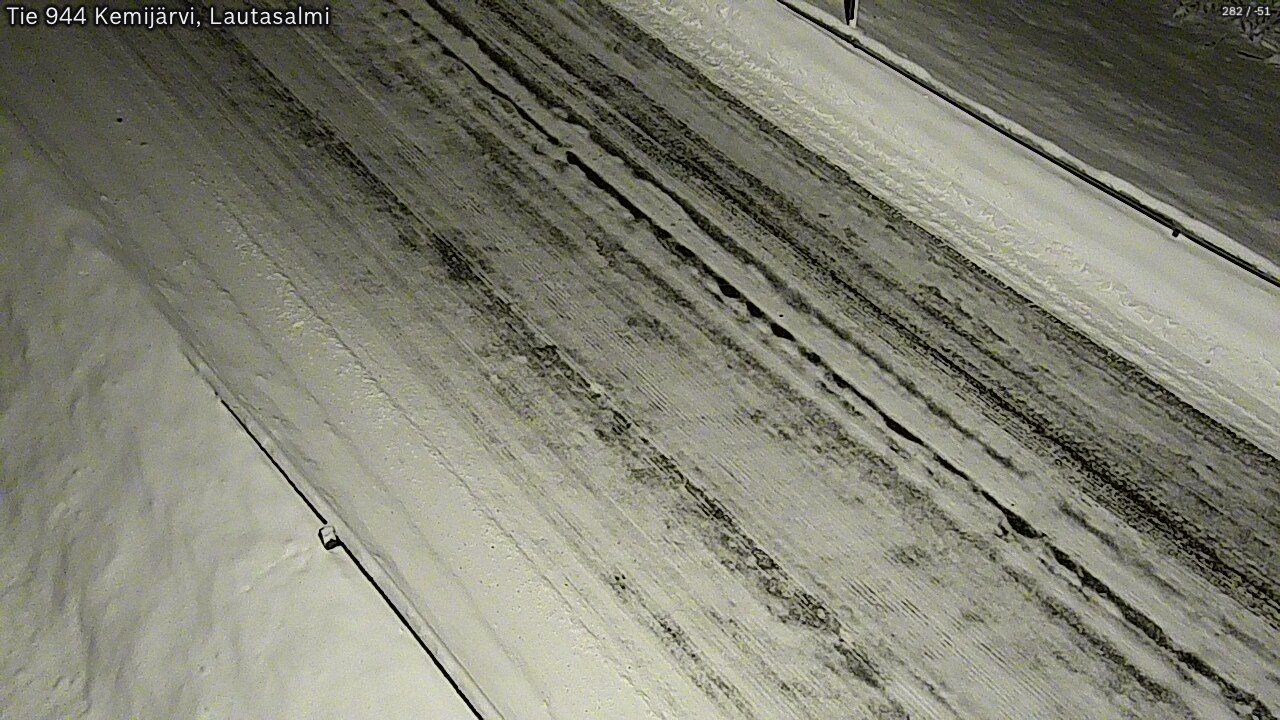Kelikamerat Kuva Tie 944 Kemijärvi, Lautasalmi, Kemijärvi, Lappi