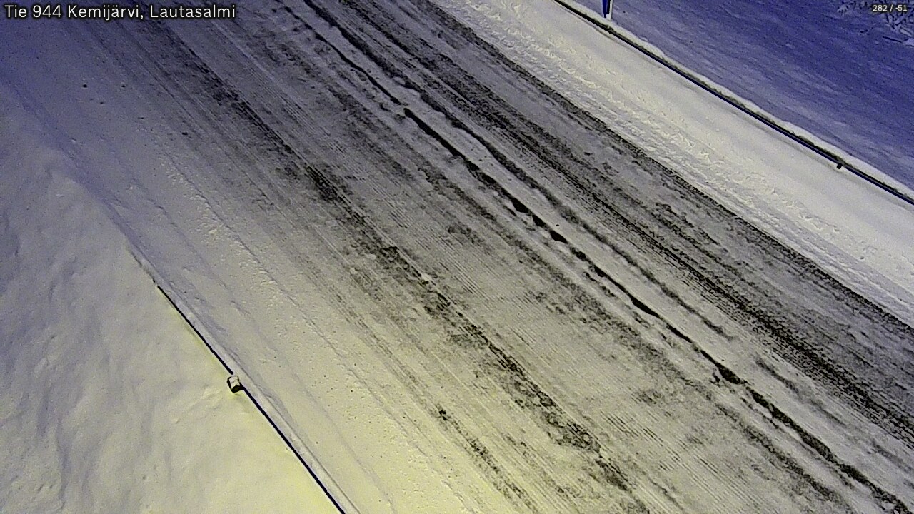 Kelikamerat Kuva Tie 944 Kemijärvi, Lautasalmi, Kemijärvi, Lappi