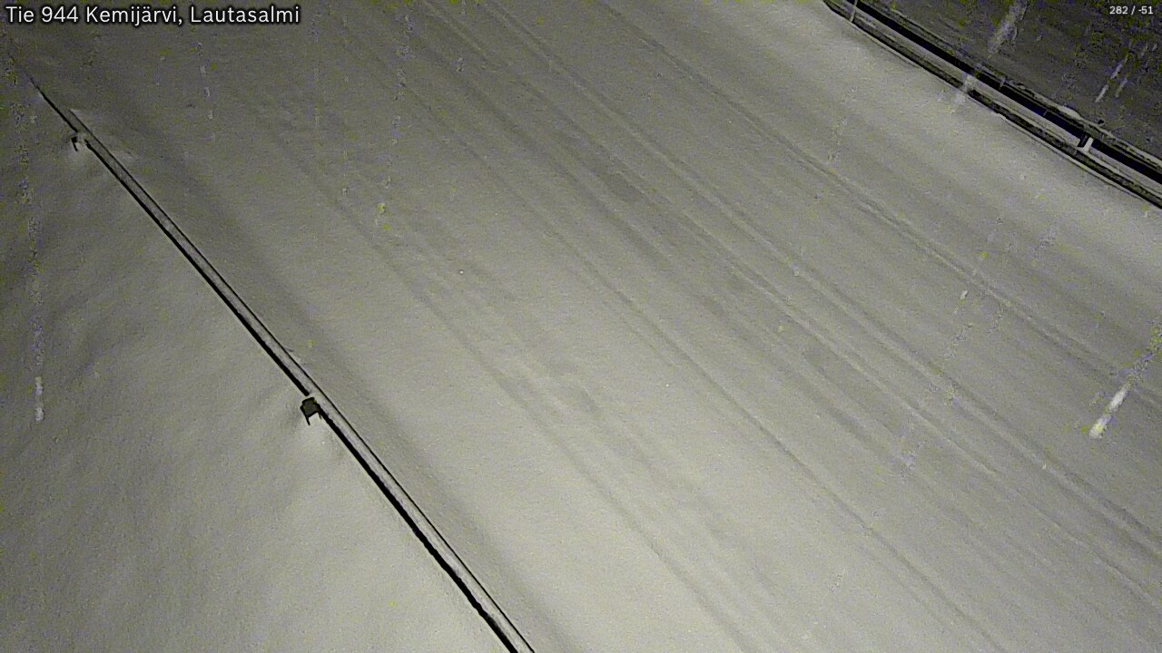 Weather Camera Image Road 944 Kemijärvi, Lautasalmi, Kemijärvi, Lappi