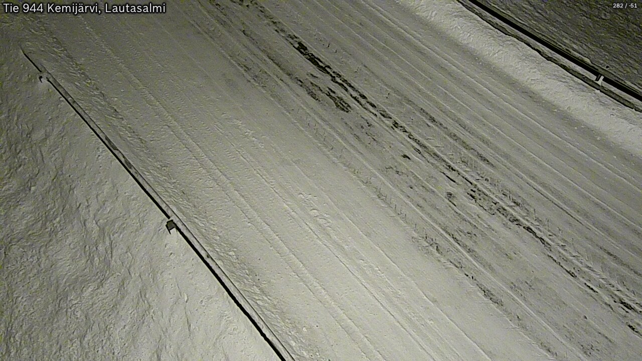 Weather Camera Image Road 944 Kemijärvi, Lautasalmi, Kemijärvi, Lappi