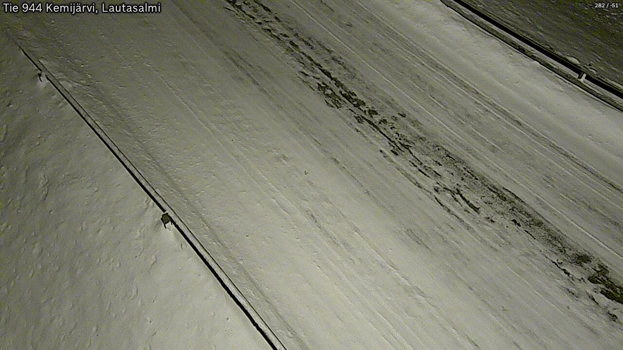 Weather Camera Image Road 944 Kemijärvi, Lautasalmi, Kemijärvi, Lappi