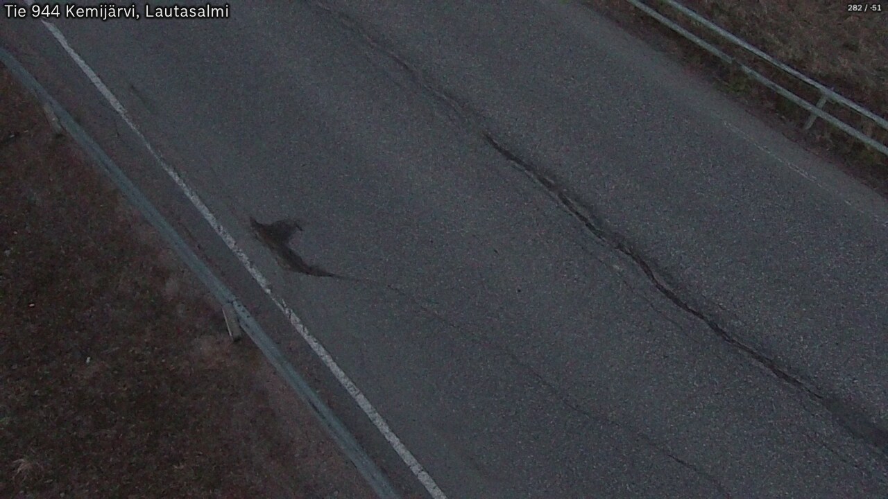 Weather Camera Image Väg 944 Kemijärvi, Lautasalmi, Kemijärvi, Lappi