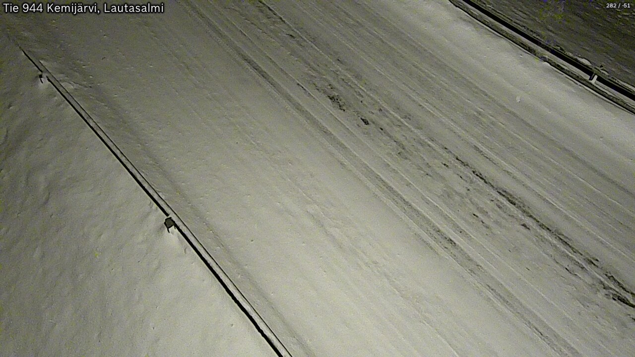 Weather Camera Image Road 944 Kemijärvi, Lautasalmi, Kemijärvi, Lappi