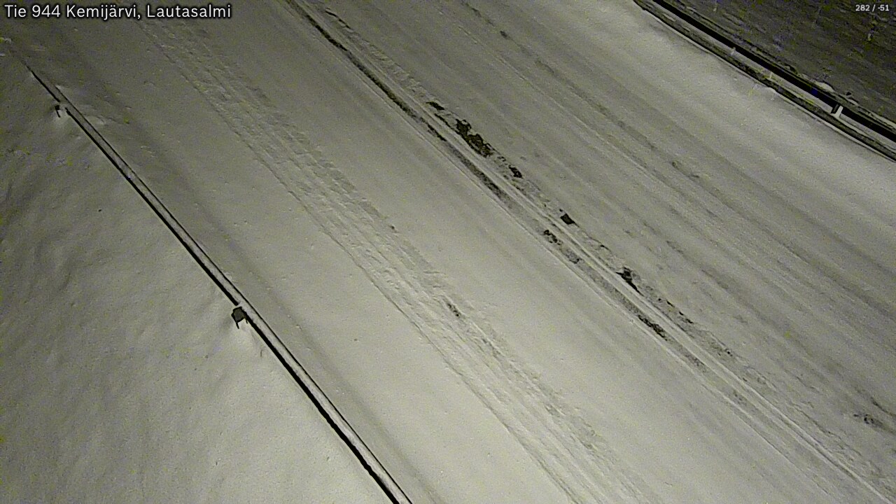 Weather Camera Image Road 944 Kemijärvi, Lautasalmi, Kemijärvi, Lappi