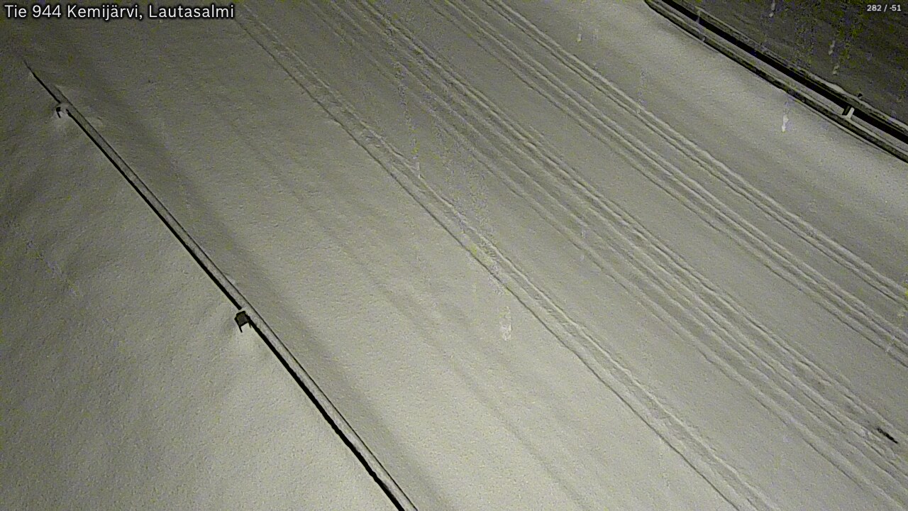 Weather Camera Image Road 944 Kemijärvi, Lautasalmi, Kemijärvi, Lappi