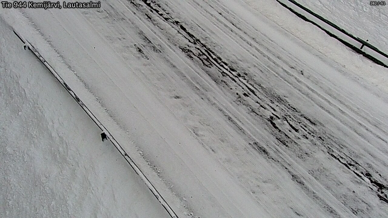 Weather Camera Image Road 944 Kemijärvi, Lautasalmi, Kemijärvi, Lappi
