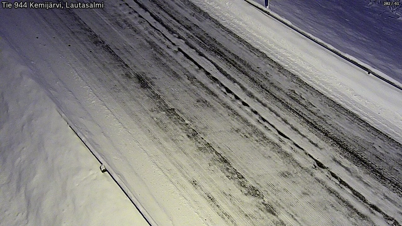Kelikamerat Kuva Tie 944 Kemijärvi, Lautasalmi, Kemijärvi, Lappi