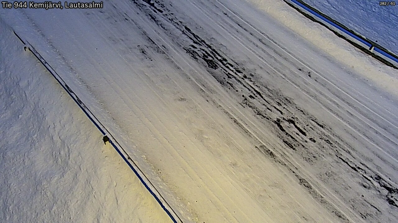 Weather Camera Image Road 944 Kemijärvi, Lautasalmi, Kemijärvi, Lappi