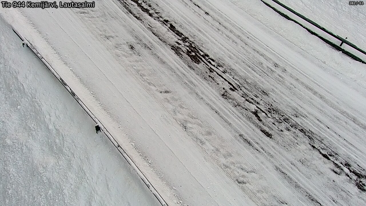 Weather Camera Image Road 944 Kemijärvi, Lautasalmi, Kemijärvi, Lappi