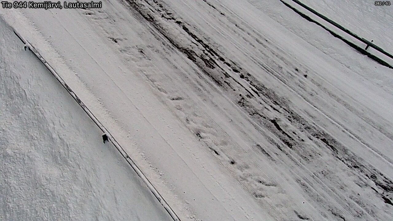 Weather Camera Image Road 944 Kemijärvi, Lautasalmi, Kemijärvi, Lappi