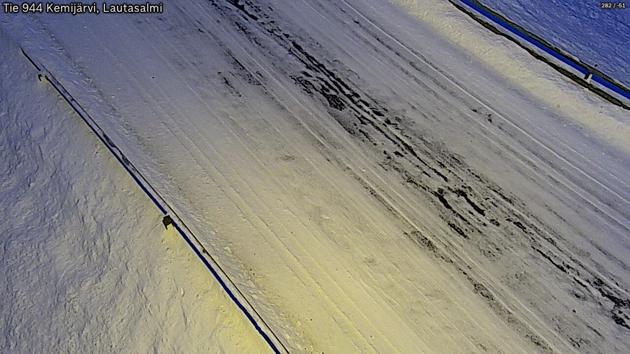 Weather Camera Image Road 944 Kemijärvi, Lautasalmi, Kemijärvi, Lappi