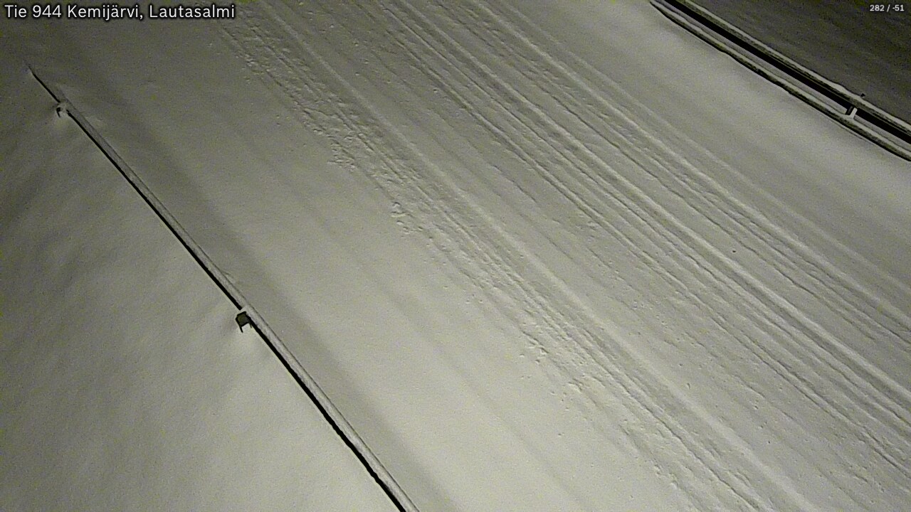 Weather Camera Image Road 944 Kemijärvi, Lautasalmi, Kemijärvi, Lappi