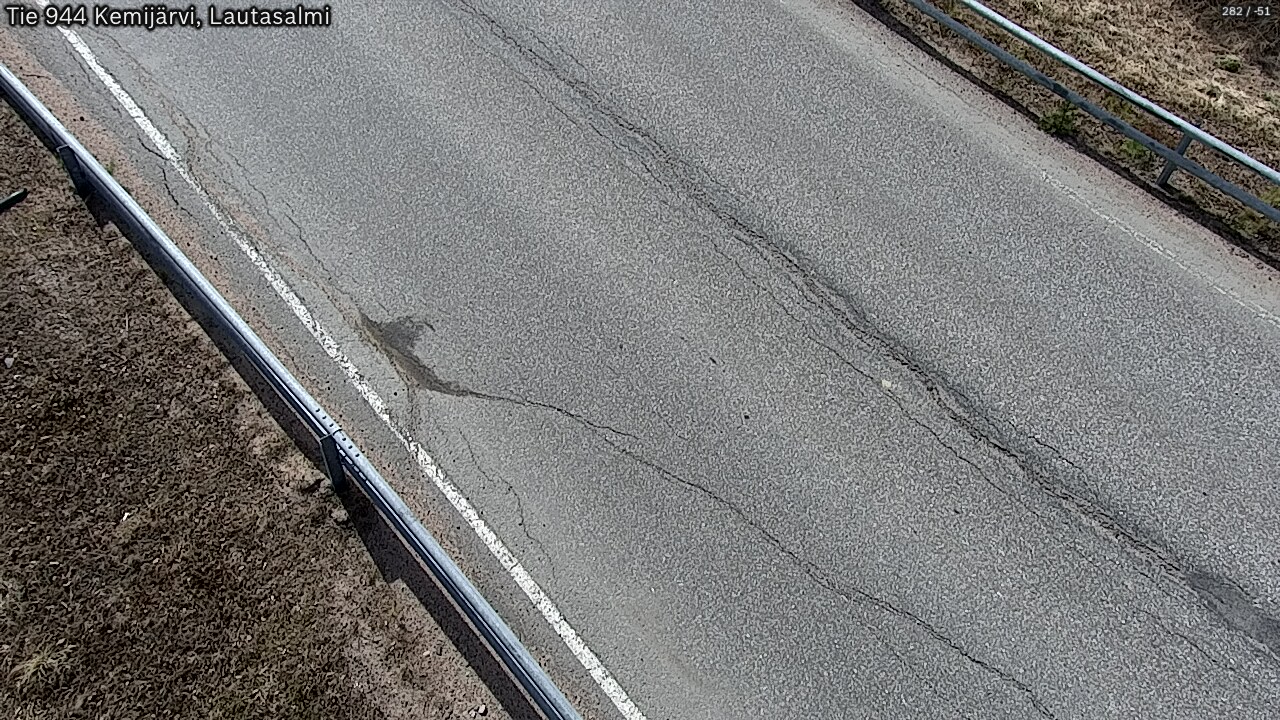 Weather Camera Image Väg 944 Kemijärvi, Lautasalmi, Kemijärvi, Lappi