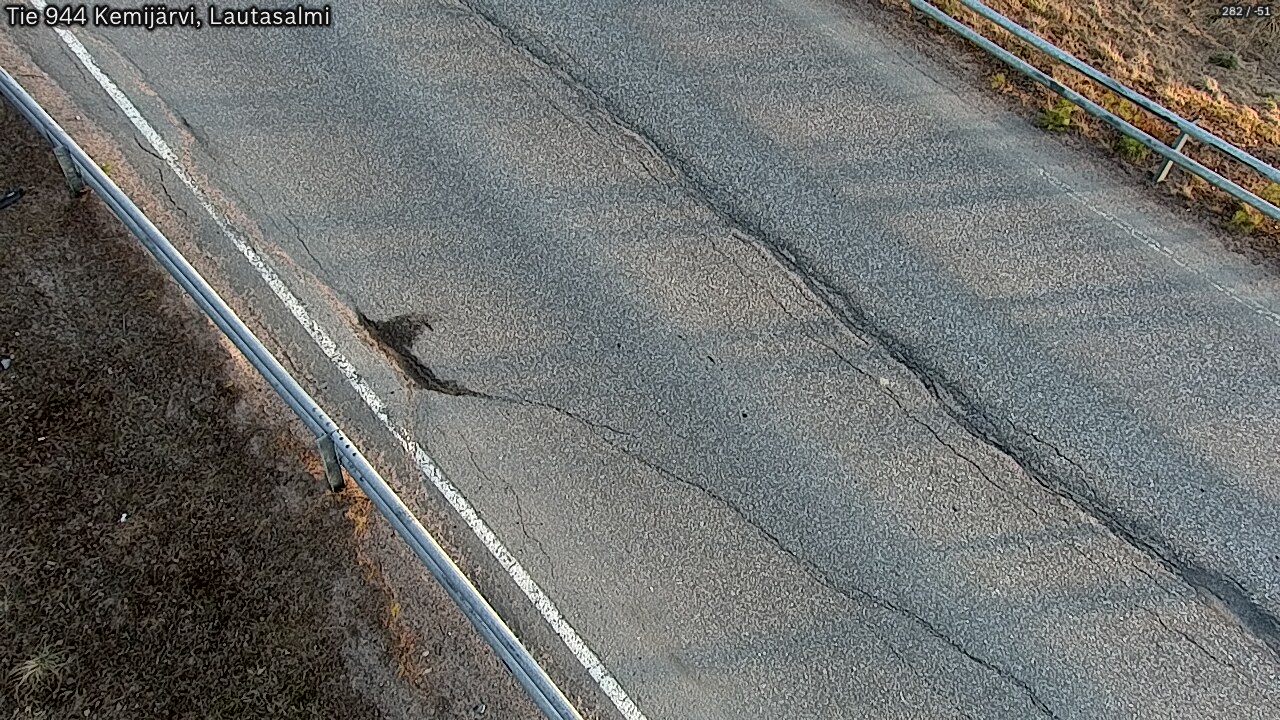 Weather Camera Image Väg 944 Kemijärvi, Lautasalmi, Kemijärvi, Lappi