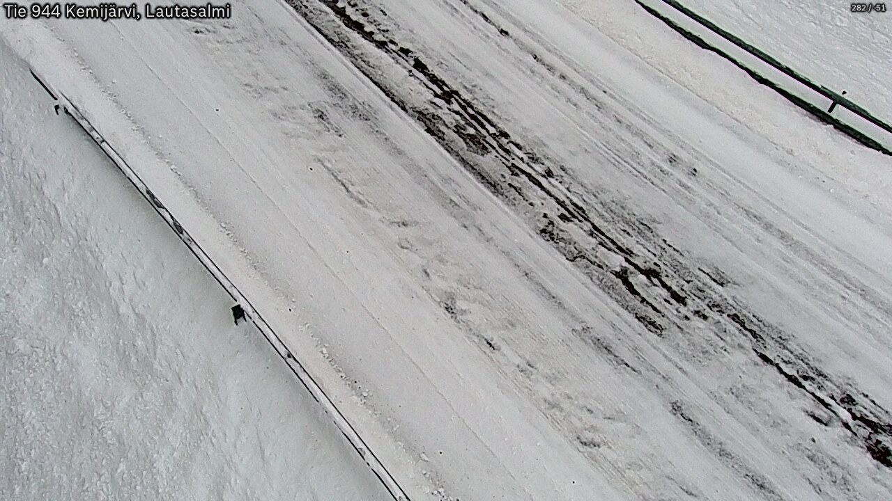 Weather Camera Image Road 944 Kemijärvi, Lautasalmi, Kemijärvi, Lappi