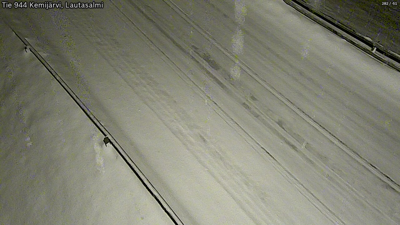 Weather Camera Image Road 944 Kemijärvi, Lautasalmi, Kemijärvi, Lappi