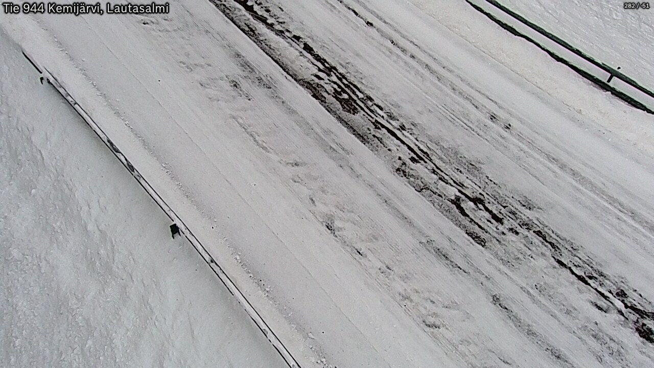 Weather Camera Image Road 944 Kemijärvi, Lautasalmi, Kemijärvi, Lappi