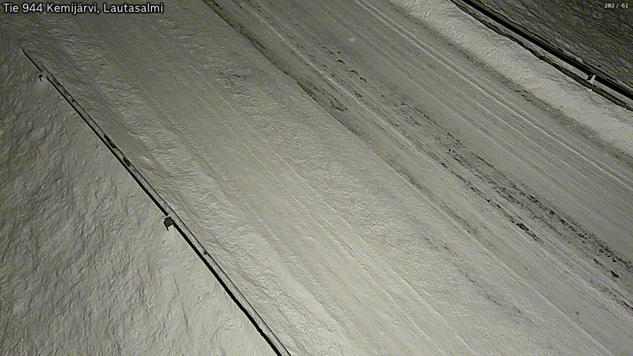 Weather Camera Image Road 944 Kemijärvi, Lautasalmi, Kemijärvi, Lappi