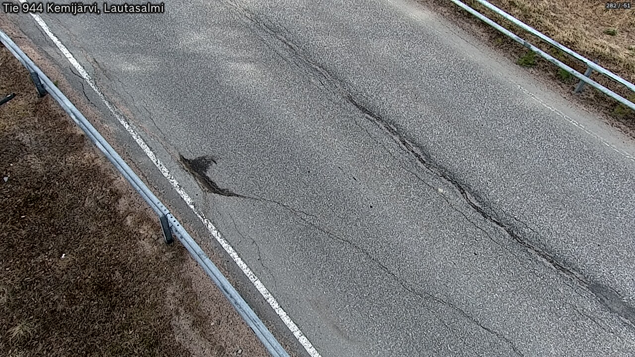 Weather Camera Image Väg 944 Kemijärvi, Lautasalmi, Kemijärvi, Lappi