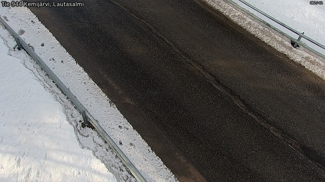 Weather Camera Image Road 944 Kemijärvi, Lautasalmi, Kemijärvi, Lappi