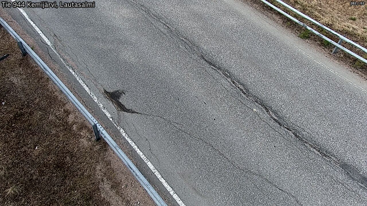 Weather Camera Image Väg 944 Kemijärvi, Lautasalmi, Kemijärvi, Lappi