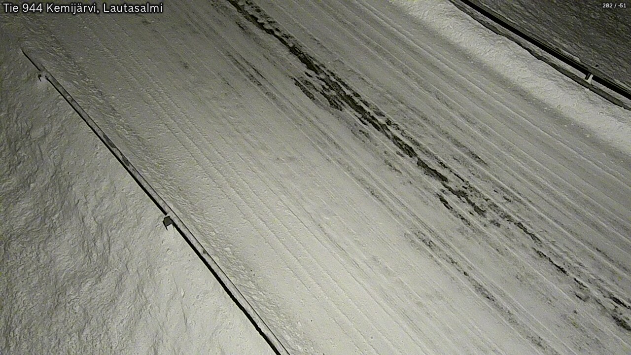 Weather Camera Image Road 944 Kemijärvi, Lautasalmi, Kemijärvi, Lappi