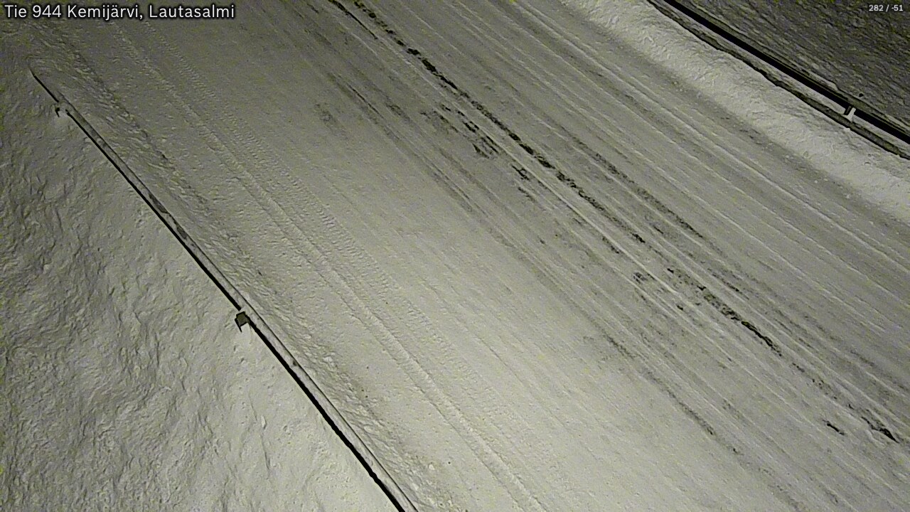 Weather Camera Image Road 944 Kemijärvi, Lautasalmi, Kemijärvi, Lappi