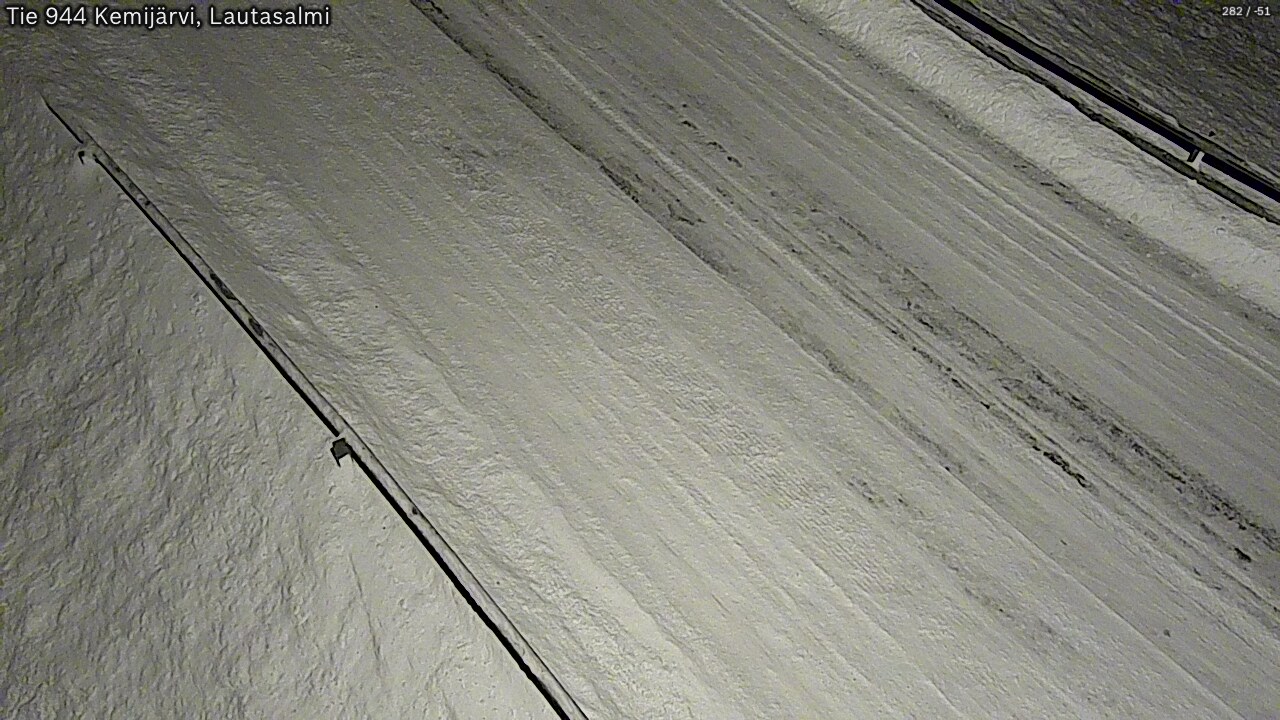Weather Camera Image Road 944 Kemijärvi, Lautasalmi, Kemijärvi, Lappi