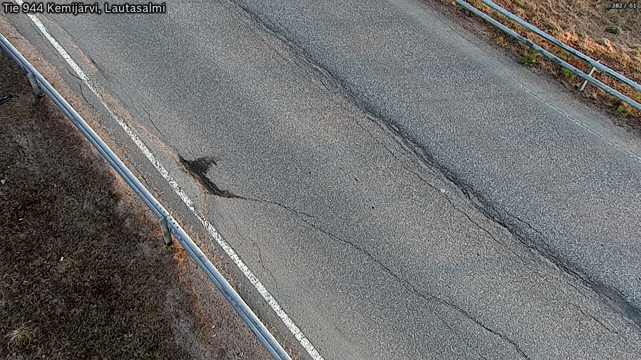 Weather Camera Image Väg 944 Kemijärvi, Lautasalmi, Kemijärvi, Lappi