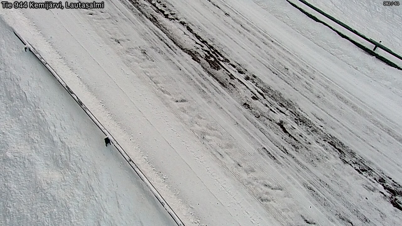 Weather Camera Image Väg 944 Kemijärvi, Lautasalmi, Kemijärvi, Lappi