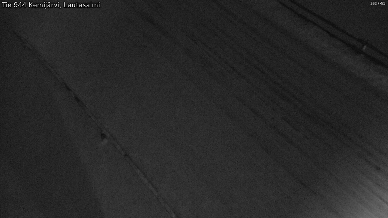 Weather Camera Image Road 944 Kemijärvi, Lautasalmi, Kemijärvi, Lappi
