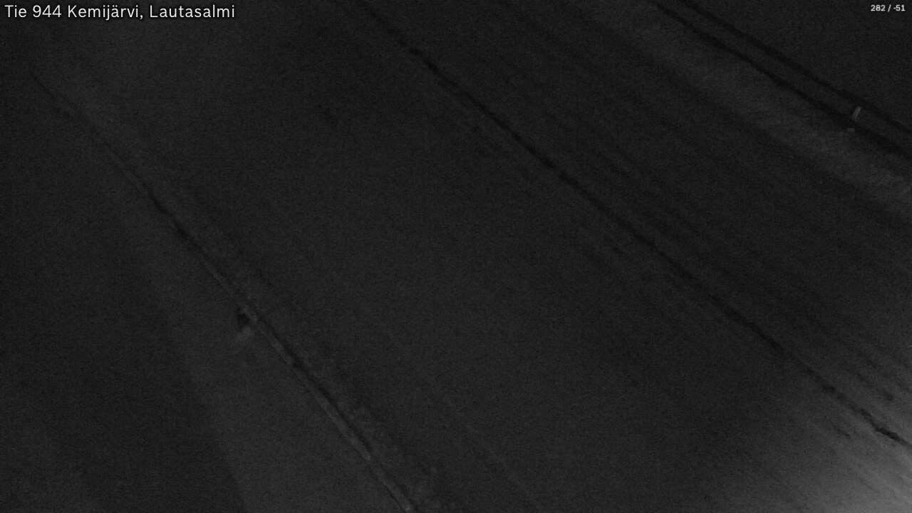 Weather Camera Image Road 944 Kemijärvi, Lautasalmi, Kemijärvi, Lappi