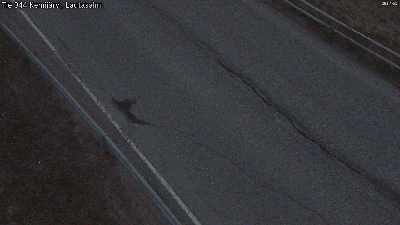 Weather Camera Image Väg 944 Kemijärvi, Lautasalmi, Kemijärvi, Lappi