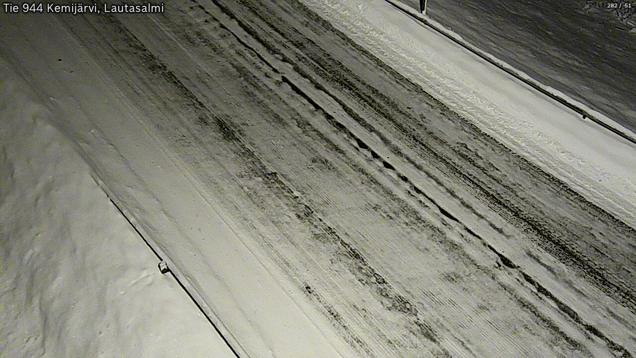 Kelikamerat Kuva Tie 944 Kemijärvi, Lautasalmi, Kemijärvi, Lappi
