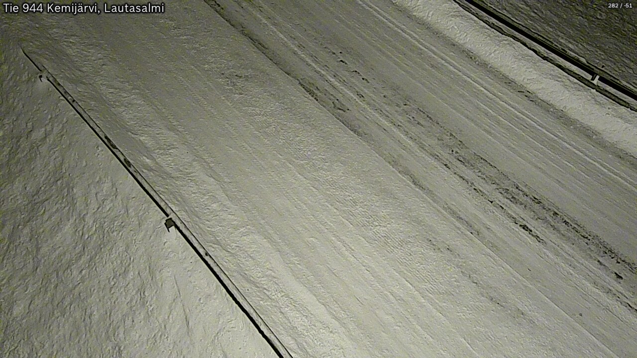 Weather Camera Image Road 944 Kemijärvi, Lautasalmi, Kemijärvi, Lappi