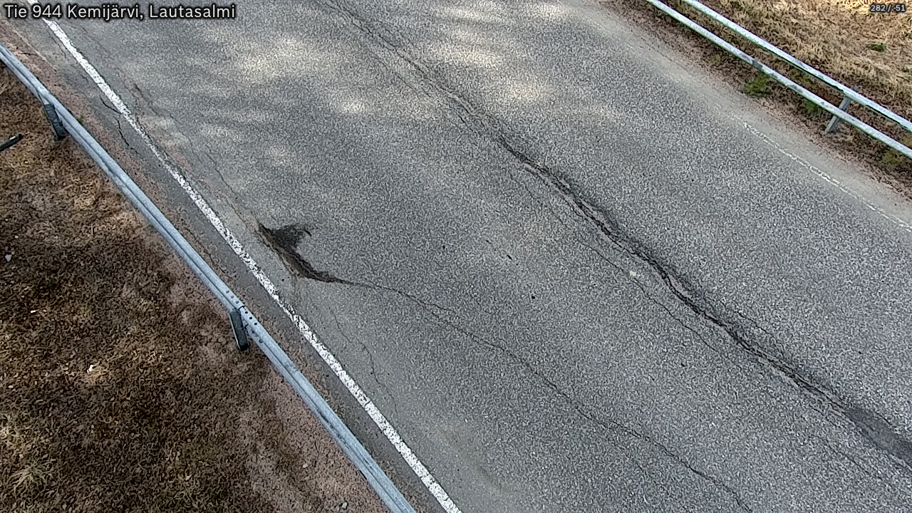 Weather Camera Image Väg 944 Kemijärvi, Lautasalmi, Kemijärvi, Lappi