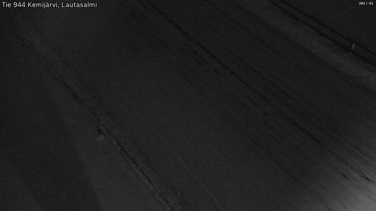 Weather Camera Image Road 944 Kemijärvi, Lautasalmi, Kemijärvi, Lappi