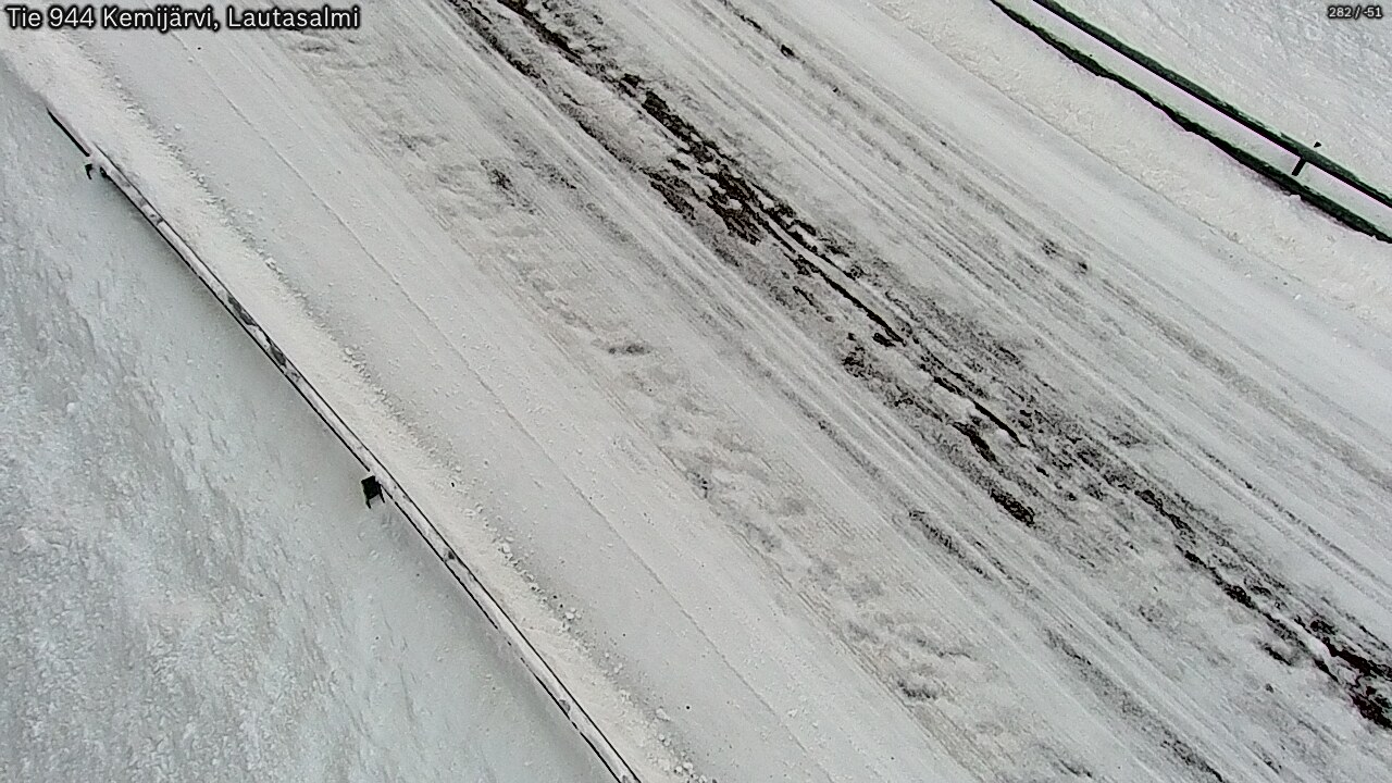 Weather Camera Image Road 944 Kemijärvi, Lautasalmi, Kemijärvi, Lappi