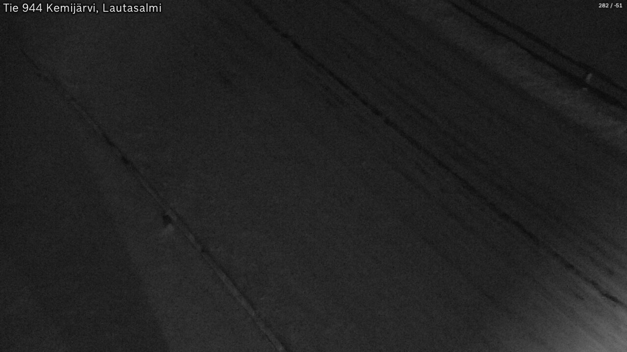Weather Camera Image Road 944 Kemijärvi, Lautasalmi, Kemijärvi, Lappi