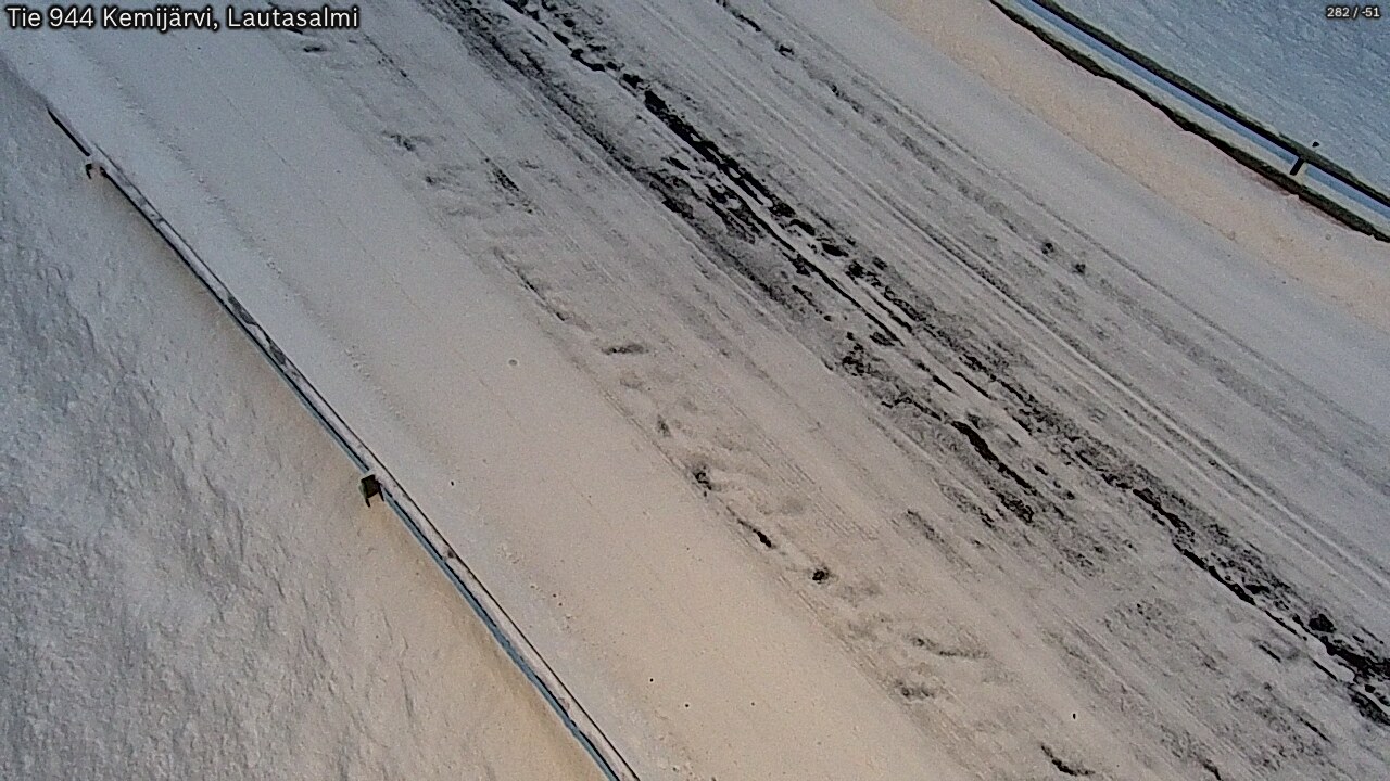 Weather Camera Image Road 944 Kemijärvi, Lautasalmi, Kemijärvi, Lappi