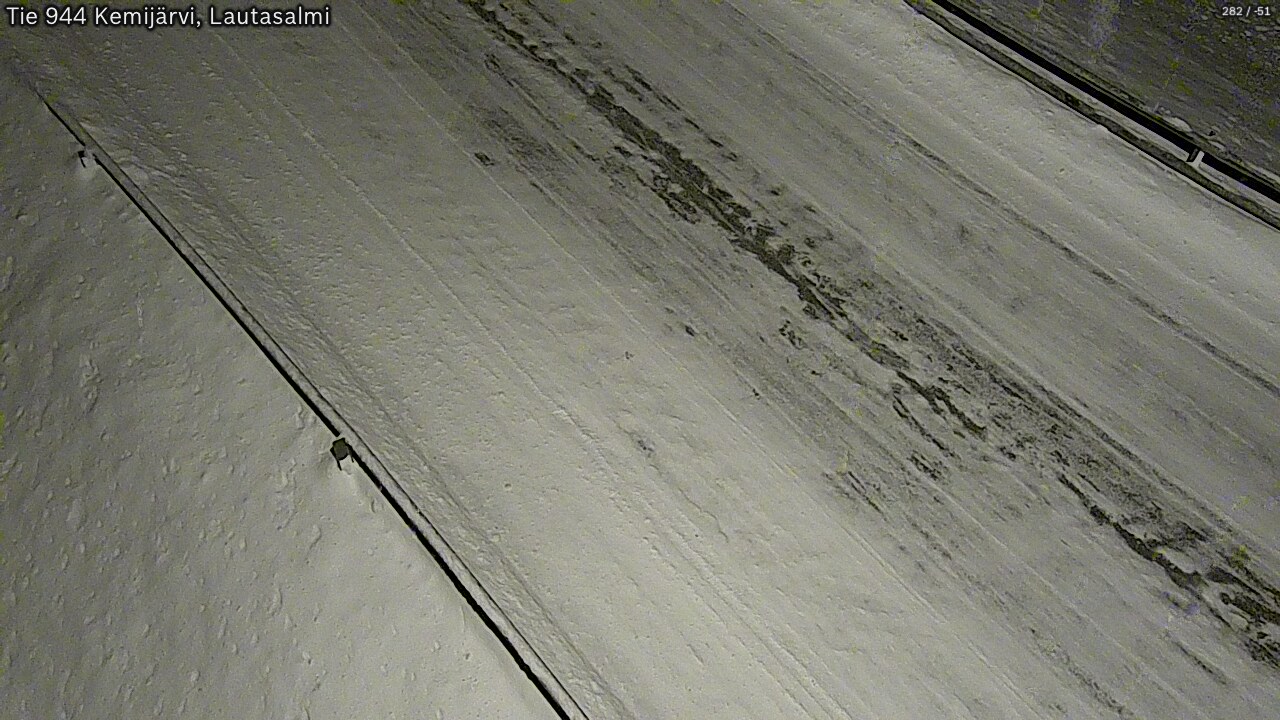 Weather Camera Image Road 944 Kemijärvi, Lautasalmi, Kemijärvi, Lappi