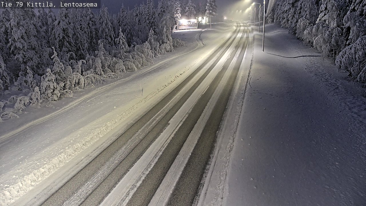 Kelikamerat Kuva Tie 79 Kittilä, Lentoasema, Kittilä, Lappi